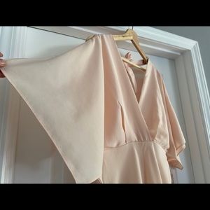 NEW Topshop Batwing V-neck midi dress